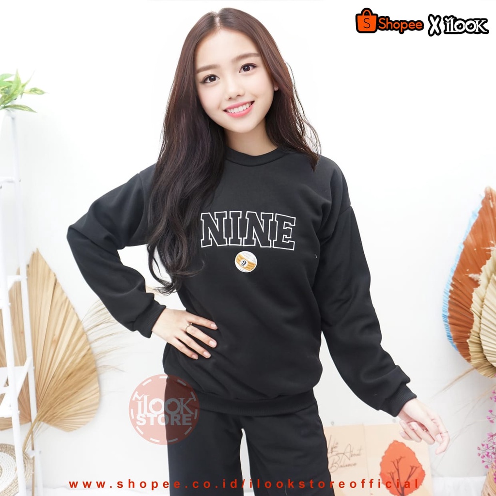 ilook | Sweater Oblong Nine 9 | Sweater Kekinian |Sweater Murah