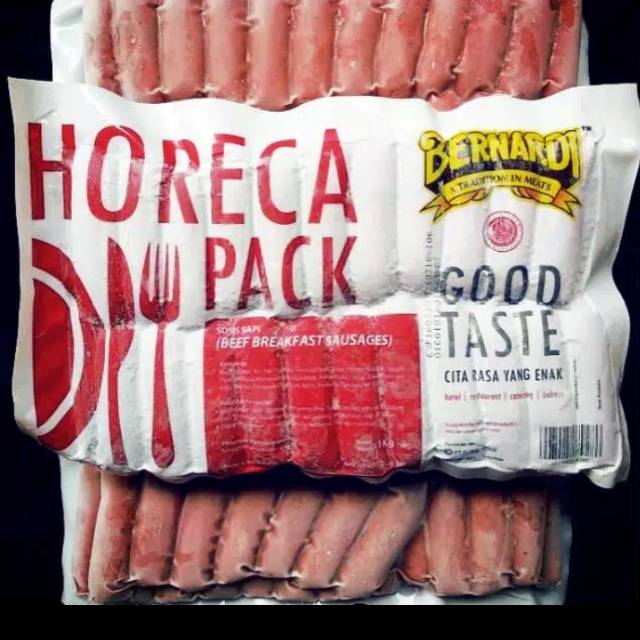 

Sosis sapi breakfast horeca Bernardi 1kg