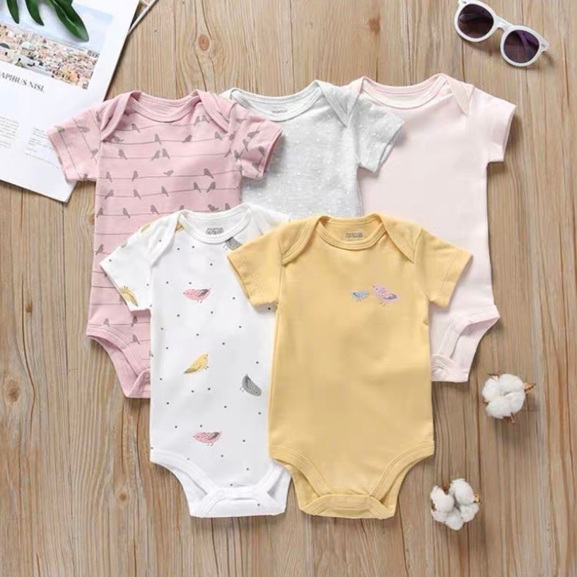 [ISI 5] 3-24 bln PAKAIAN BAYI [Kualitas Impor] BAJU ANAK JUMPER PIYAMA ROMPER UNISEX C