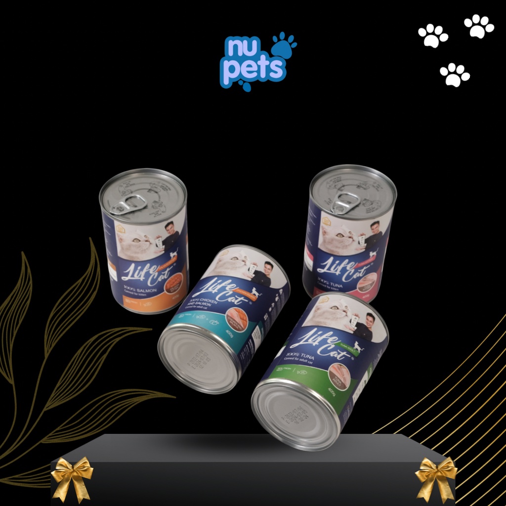 LIFE CAT KALENG Adult Kitten 400gr 400 gr lifecat wet food makanan kucing kaleng basah