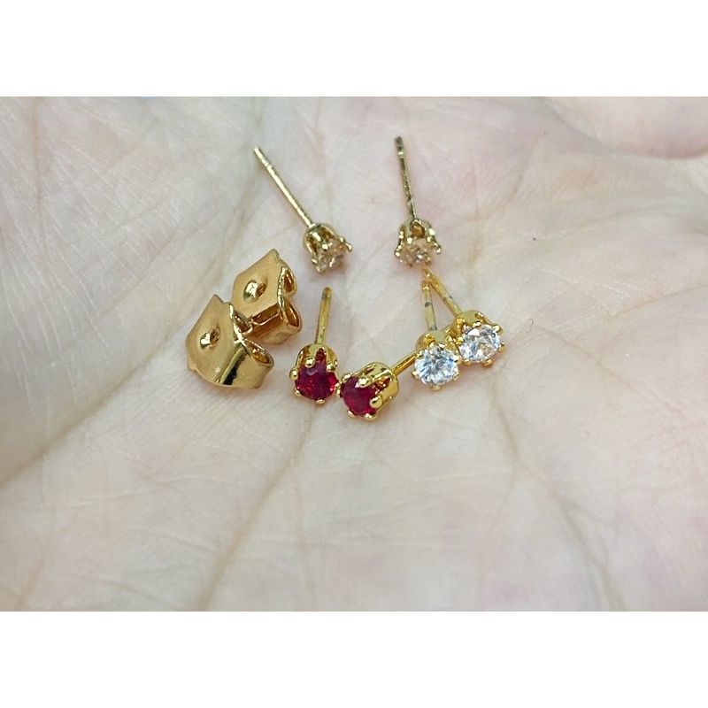 ANTING TUSUK DESI PERMATA WARNA WANITA IMITASI