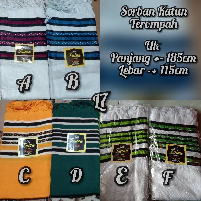 Sorban Polos warna warni sorban pria sorban katun rayon