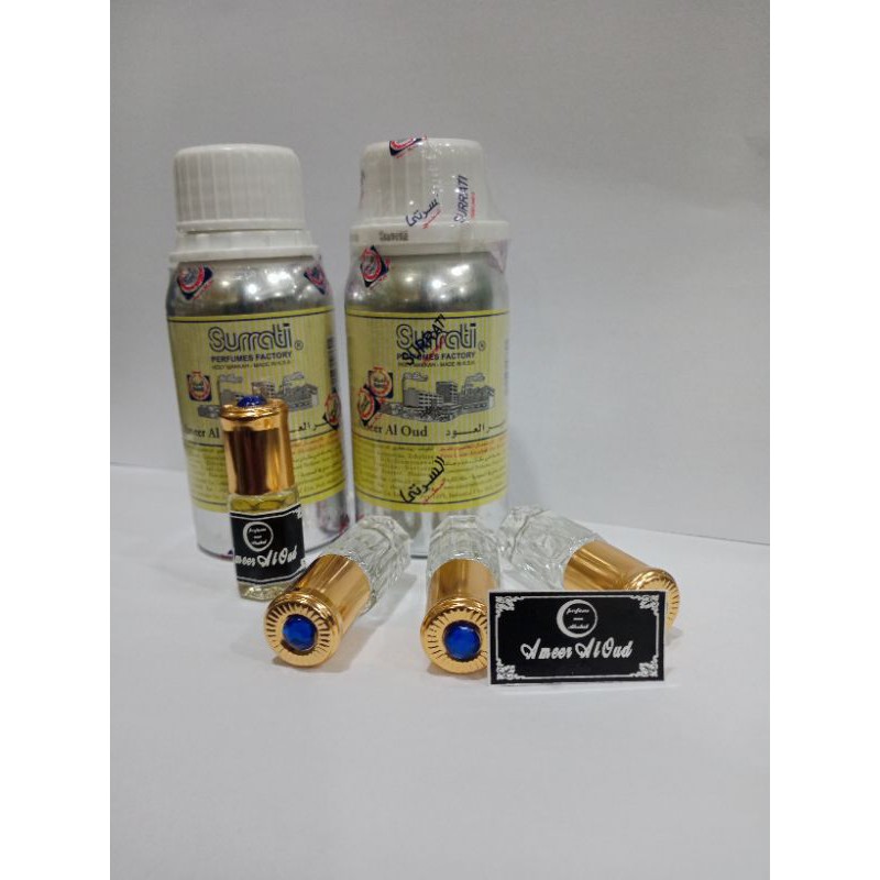 AMEER AL OUD SURATI MURNI100% TANPA CAMPURAN SIZE 3ml