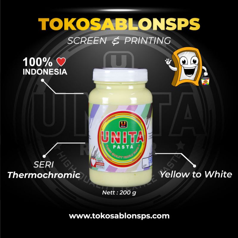 

Unita Pasta Thermo YTW (Yellow to White) @200gr