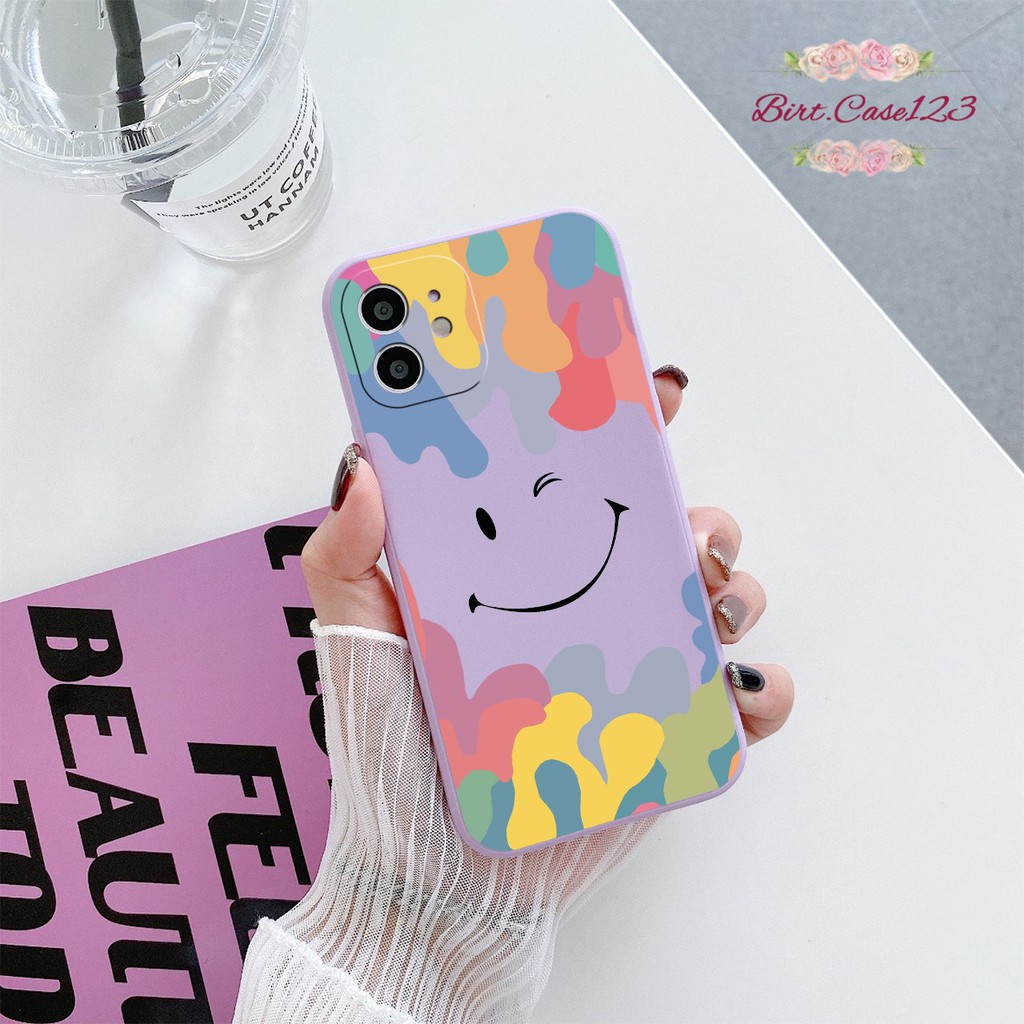 CASE CASING SOFTCASE SILIKON MACARON PELINDUNG KAMERA CUTE RAINBOW OPPO VIVO SAMSUNG XIAOMI REALME IPHONE ALL TYPE BC6008