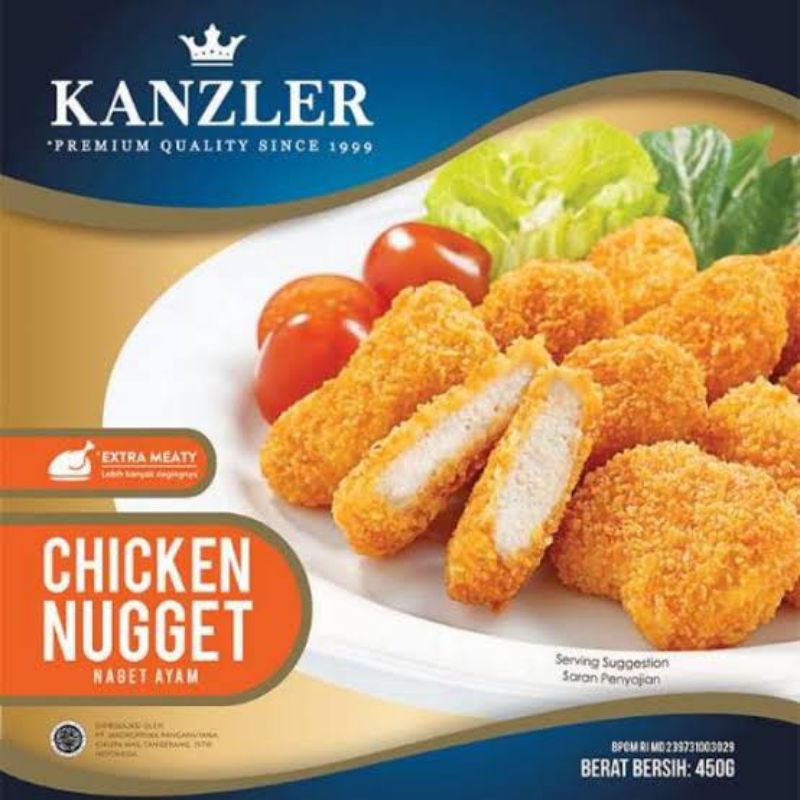 Chicken nugget kanzler Nugget ori Kanzler Frozen Food Chicken Nugget Premium Kanzler 450g