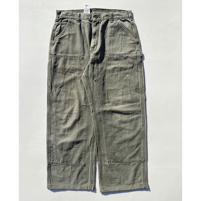 ❌SOLD❌celana carhartt long pants double knee bukan carpenter MOS green