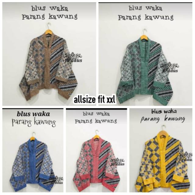 RESTOCK Blus waka kartini parang kawung