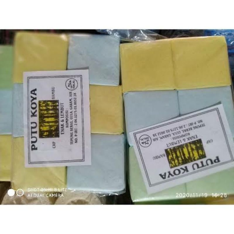 

oleh-oleh Medan kue putu petak putu gambar putu segi putu warna-warni