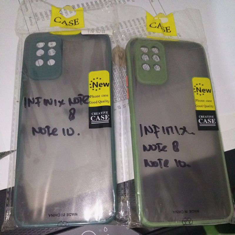 softcase infinix not 8 / not 10