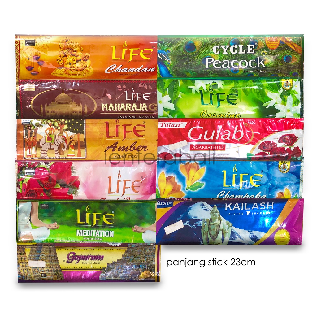 Hio Dupa Hio Buhur Wangi India Aromaterapi Darshan Life, Cycle, Tulasi, Ullas, Savitri