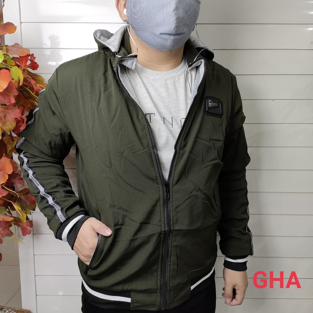 gof IMPORT JAKET GHA 2072 Pakaian Pria Outerwear Jaket Original Lengan Panjang Santai Masa Kini