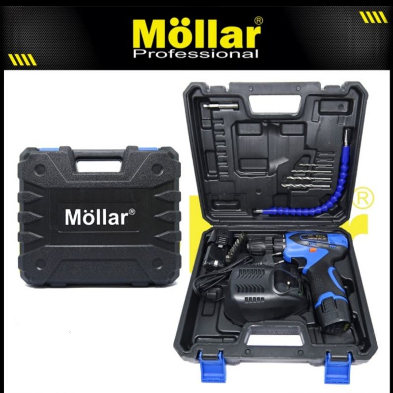 mollar cdd585 mesin bor cas 12v cordless drill cdd 585