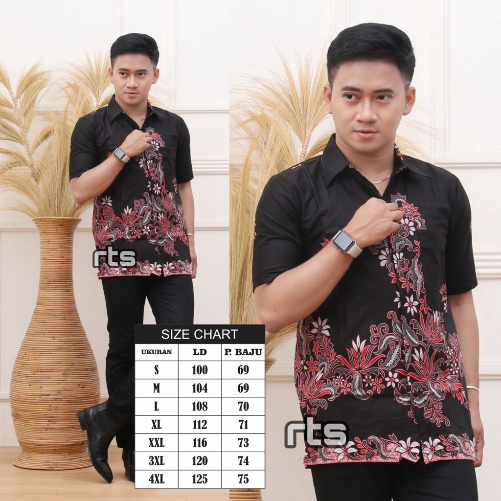 BISA DIBELI TERPISAH BATIK COUPLE FAMILY MOTIF RENSI MERAH