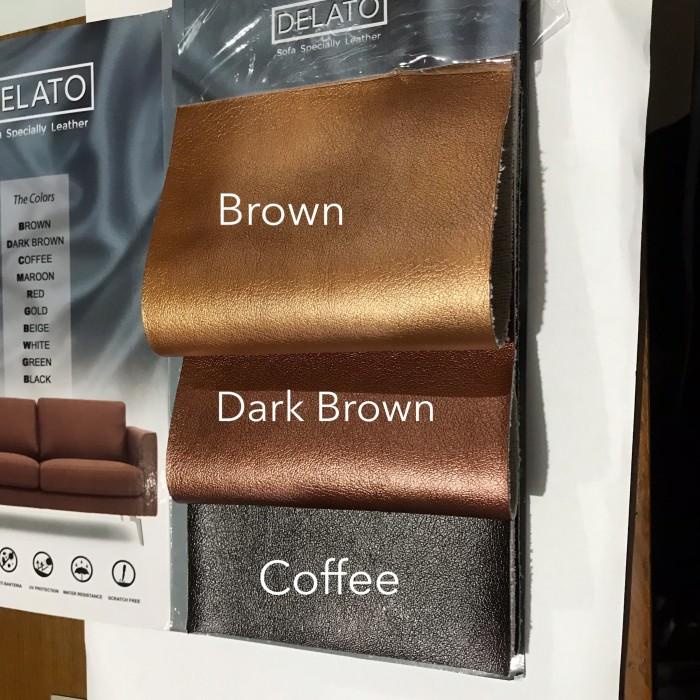 Sofa | Kulit Sintetis Oscar Jok Sofa Bahan Tebal Mengkilap Meteran