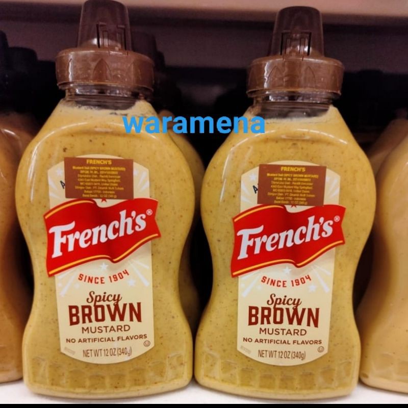 

french's spicy brown mustard 340gr