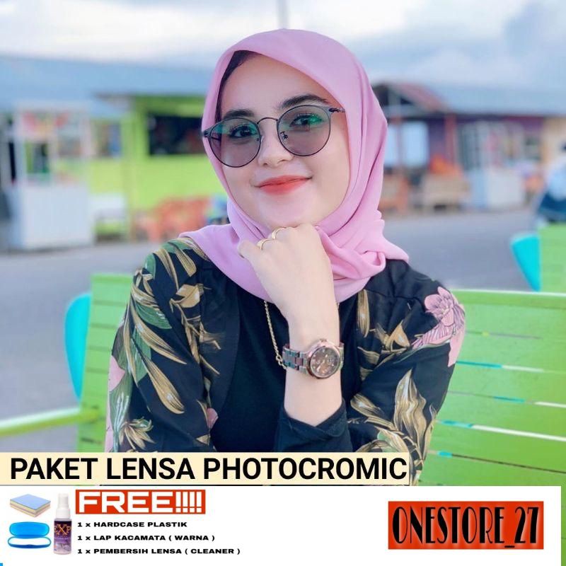 Kacamata Photocromic/Kacamata wanita/kode 1326