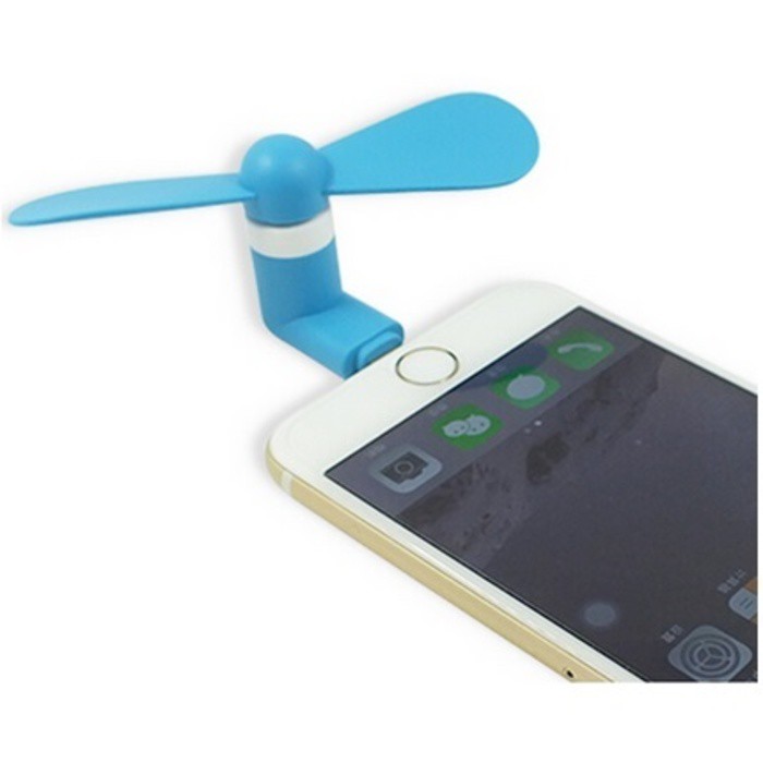 Lightning Port 8 Pin Mini Kipas Angin Portable USB Fan for HP