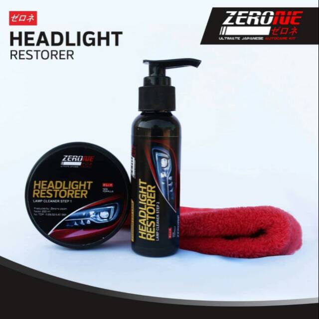 Pengkilap Lampu - Paket Promo Zerone Headlight Restorer