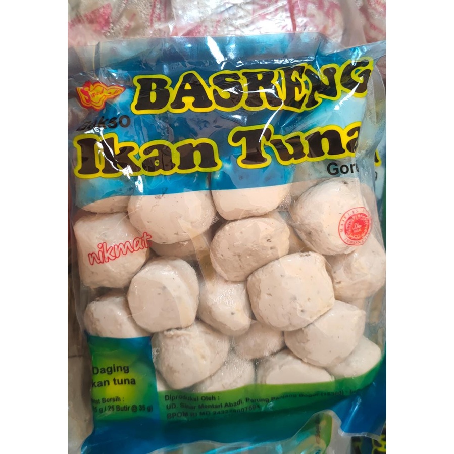 

Basreng baso goreng/Bakso ikan tuna isi 25 butir