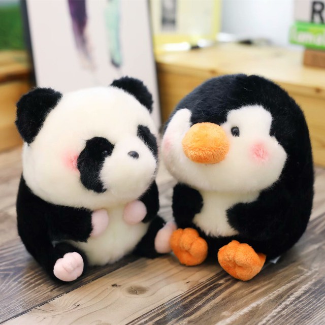 Boneka Panda Penguin Bahan halus import