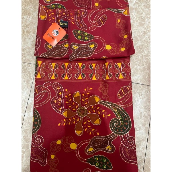 kain Batik Keris Original with tag