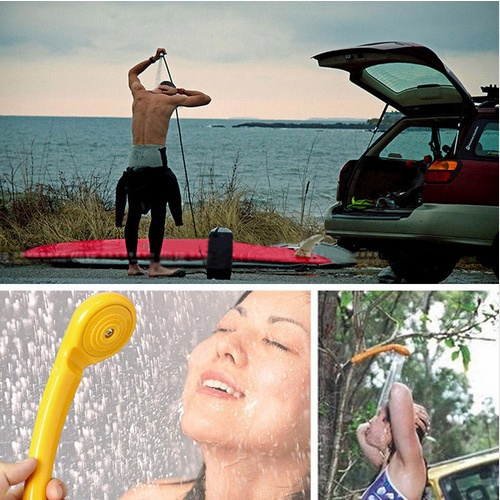 Portable Shower Mandi Camping Outdoor 12V / lighter Shower Set Mobil shower 12 volt / Car Shower