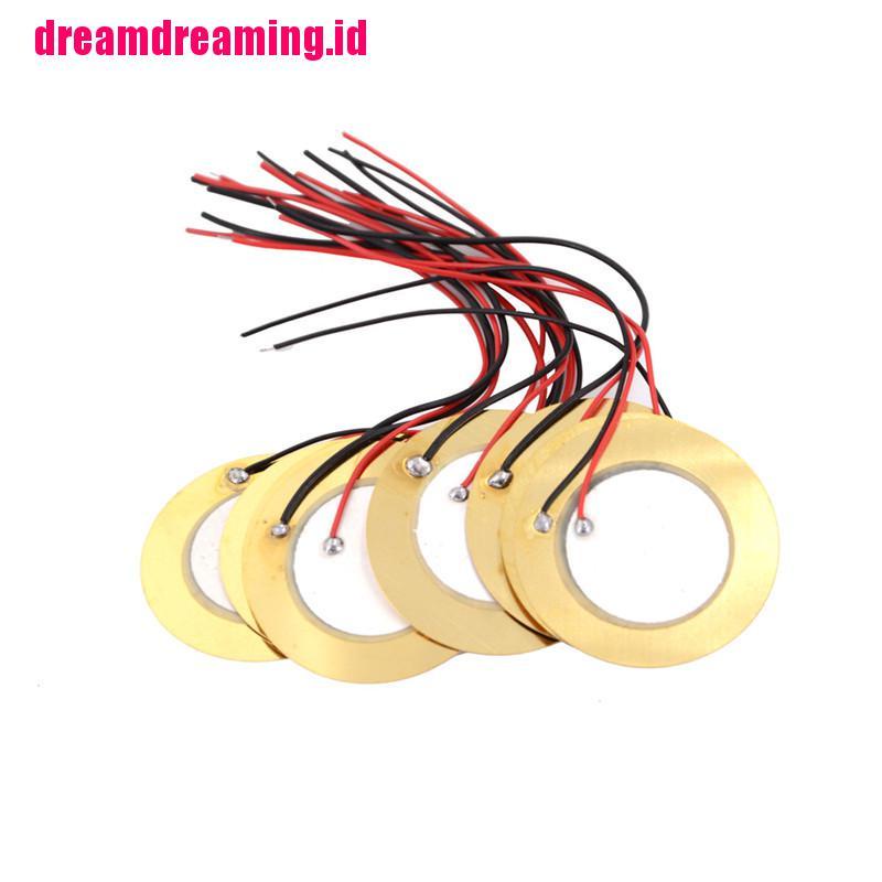 10pcs Sensor Trigger Drum Piezo Element Bahan Tembaga Ukuran 35mm