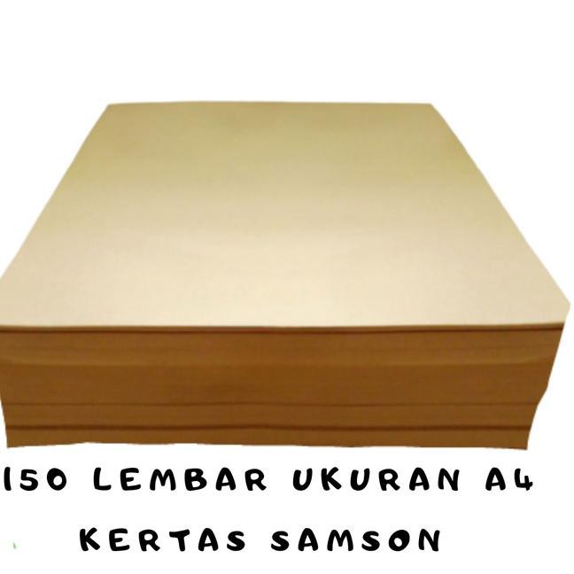 

Special Price-064 [150 Lembar]A4/KERTAS SAMSON/KERTAS COKLAT/HVS COKLAT - Cokelat, A4