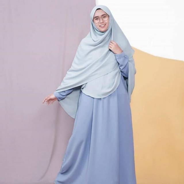 Gamis Hari Baby Blue