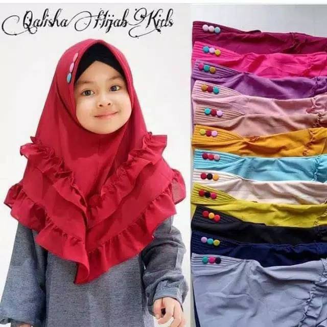 Daily khimar jilbab hijab kerudung oval 2 kombin ori DC/ori ayubi Soft Pet Antem Oval Trivia