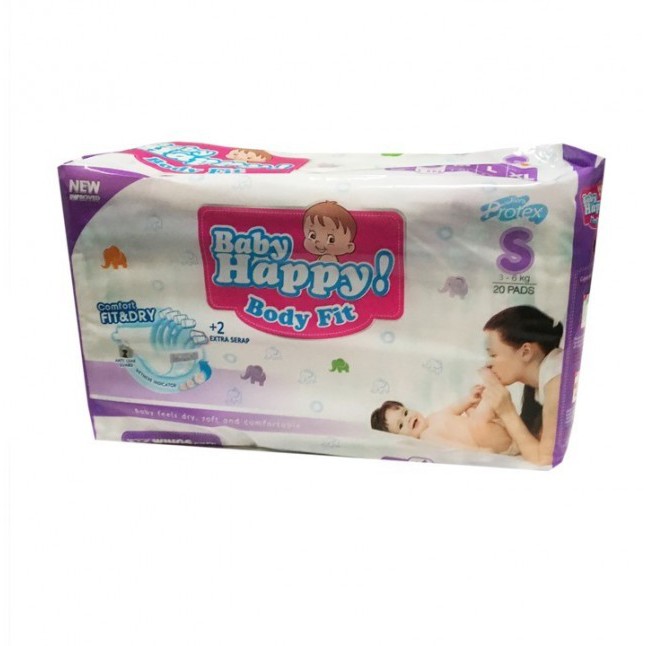 pamper baby happy