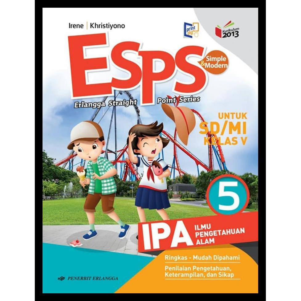 Best Seller Esps Ipa 5 Untuk Sd/Mi Kelas V ( K13N ) Erlangga Kode 1143