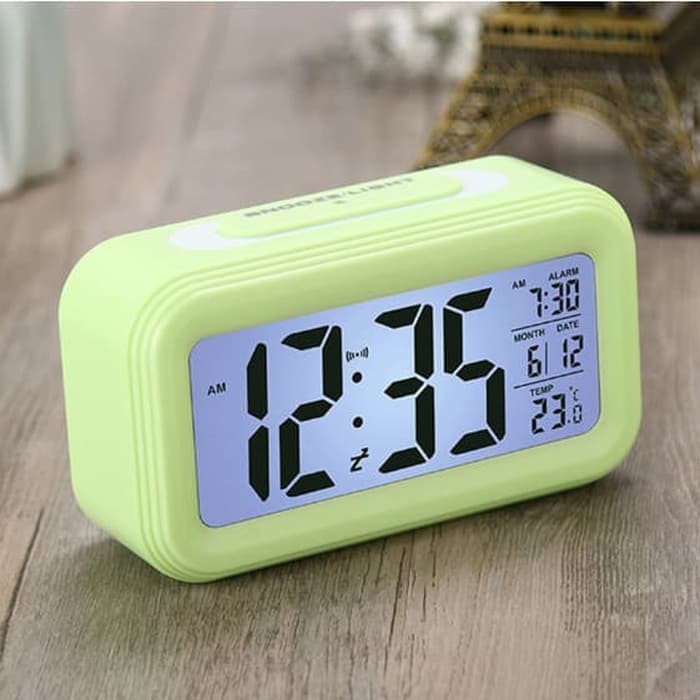 Jam Meja Digital / Desktop Smart Clock / Jam Meja Alarm LED Weker Anak