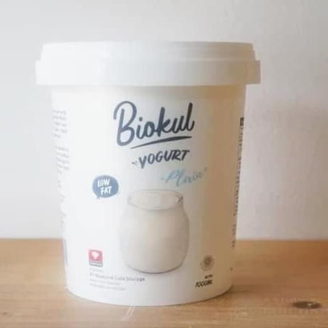 

TERLARIS! Yogurt Biokul Stirred Plain 1Liter , 1000 ml , Rasa Plain , Enak Segar