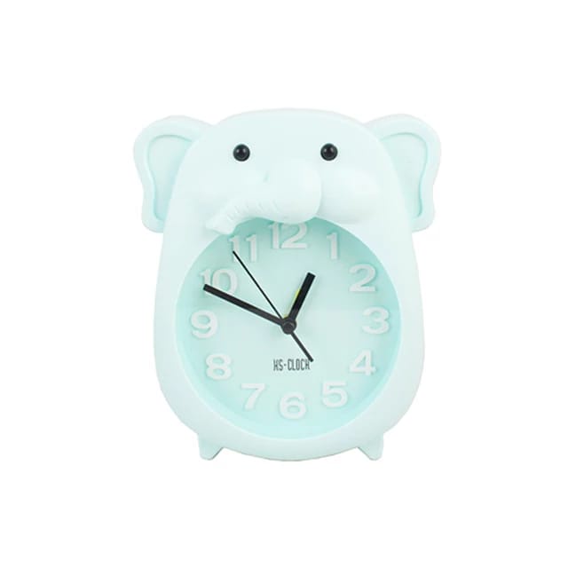 JAM BEKER MEJA ANALOG / JAM MEJA ALARM CLOCK / JAM MEJA + DINDING DEKORASI RUMAH MOTIF BEAR/RABBIT/GAJAH