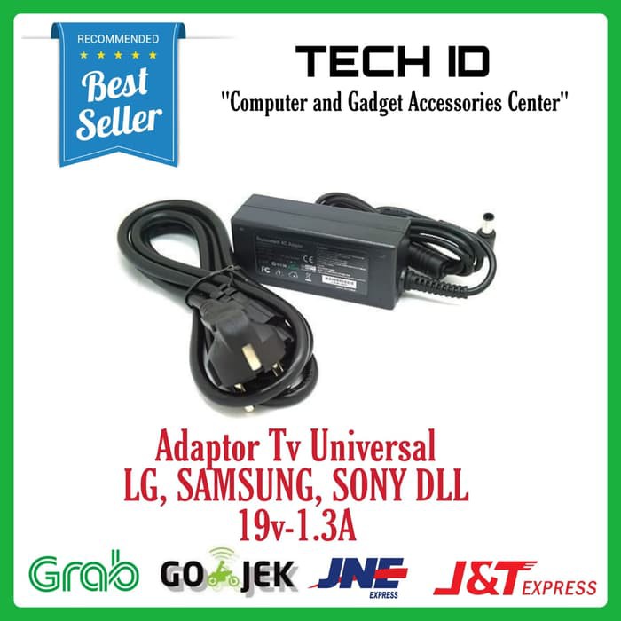 ADAPTOR TV LED LCD LG ADAPTER MONITOR 19V-1.3A 1899 SAMSUNG SONY