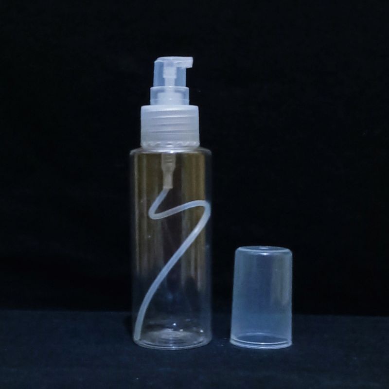 Botol Pump Treatment 100ml / Botol Rf 100ml tutup Pump treatment Fullcap