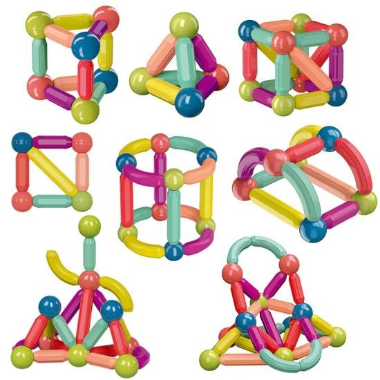 MWN Mainan Edukasi magnetic Sticks and Balls / stick magnet anak SH397