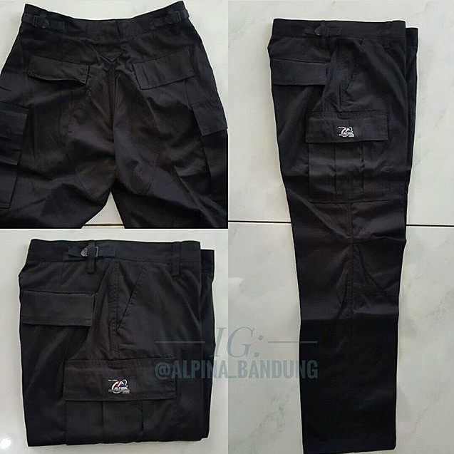 Celana Panjang PDL / Cargo Alpina Bahan Twill Langsung Size 37 - 40