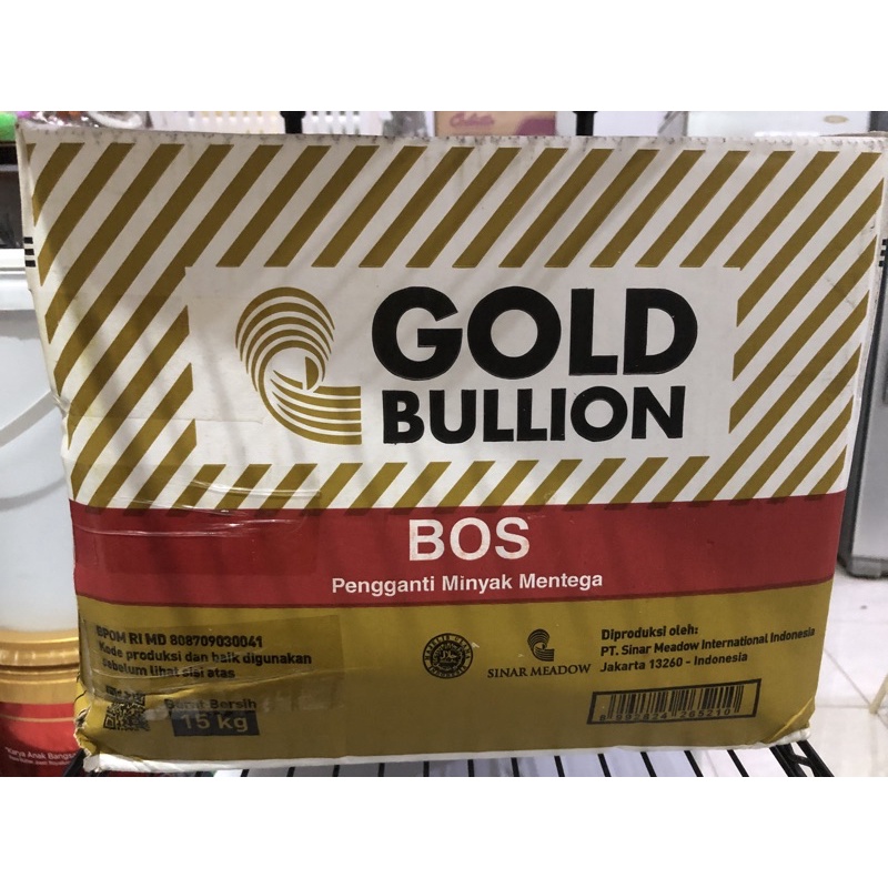 Jual Gold Bullion BOS REPACK 1 Kg Room Butter Oil Substitute Bater ...