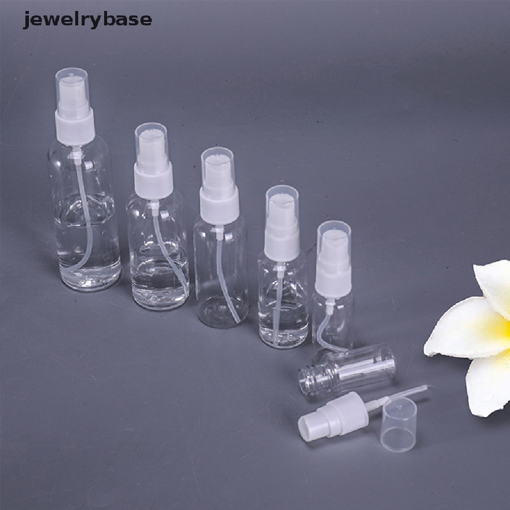 Botol Spray Kosong Bahan Plastik Transparan Ukuran 30 / 50 / 100ml Untuk Parfum