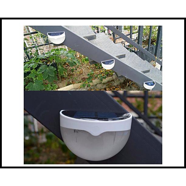 NCTK LAMPU DINDING TERAS SOLAR CELL TENAGA SURYA MATAHARI MINI 6 LED ZWQZ