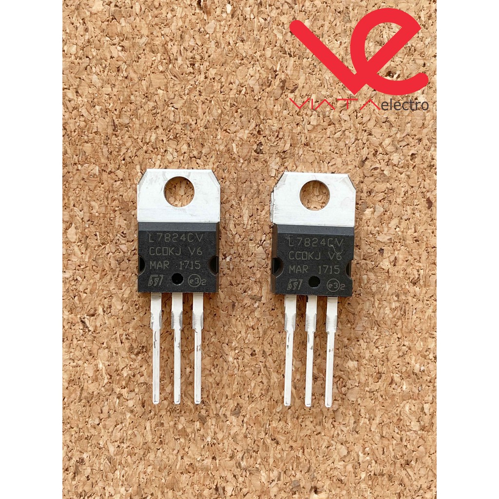 L7824 TRANSISTOR L7824 L 7824 VOLTAGE REGULATOR L7824CV