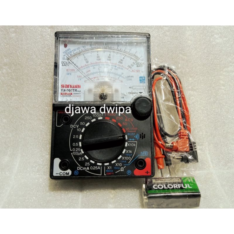 MULTIMETER ANALOG MULTITESTER ANALOG  TESTER ANALOG SANWAI