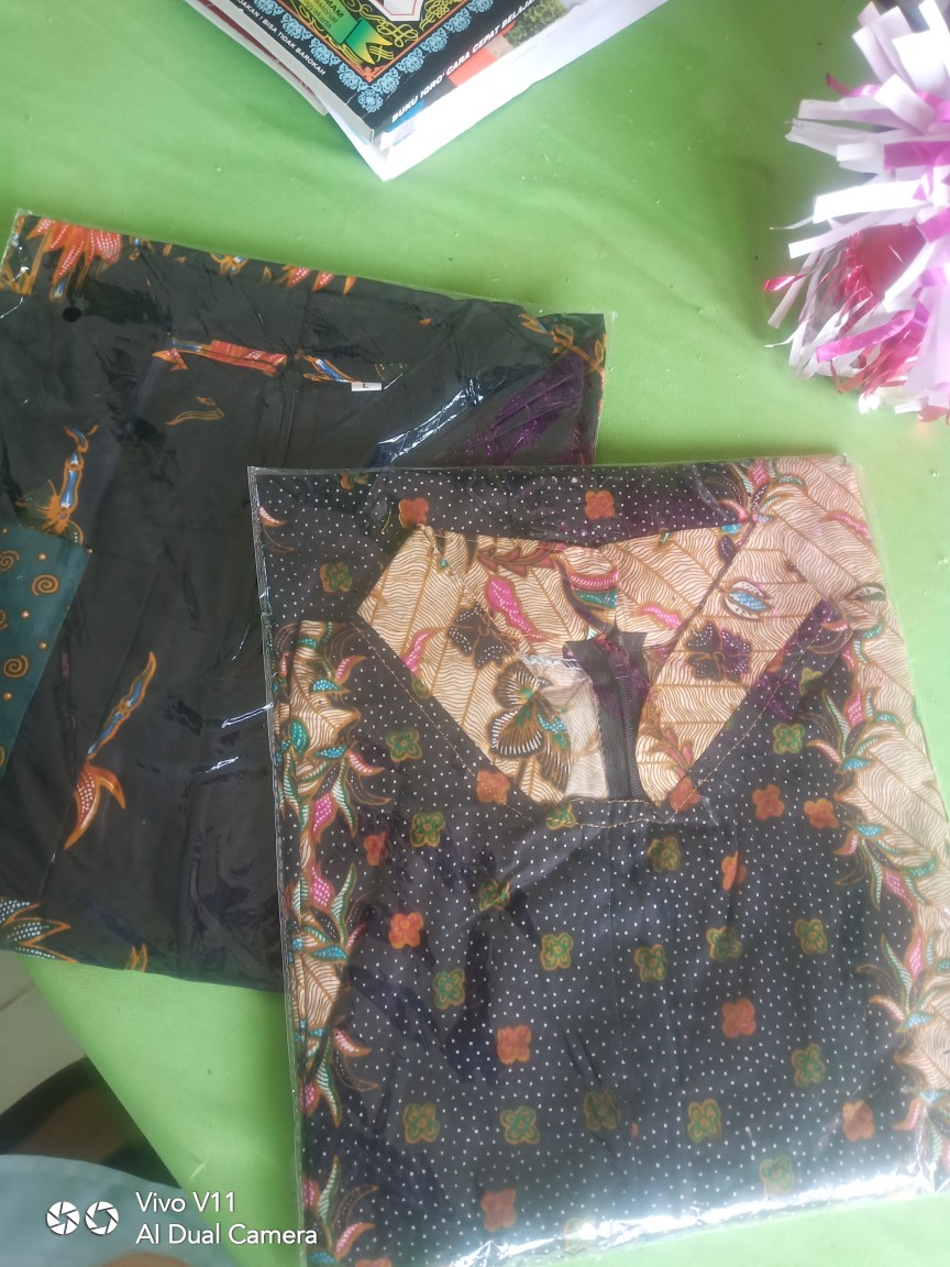 Batik Dj | Tunik Batik Motif Seragam Batik Dianputri Baju Batik Wanita