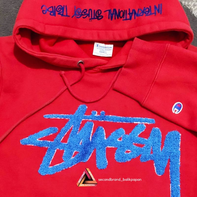 Hoodie Stussy x Champion