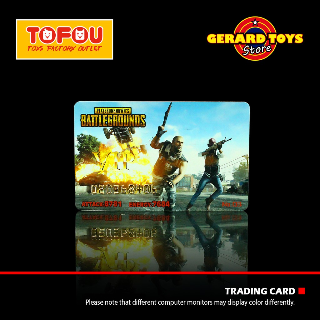 Mainan Kartu PUBG Battlegrounds VIP Cards ATM MURAH BANGET