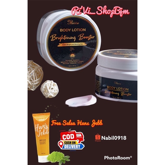 BODY LOTION BOOSTER RACCA BEAUTY / HB RACCA [FREE GIFT]