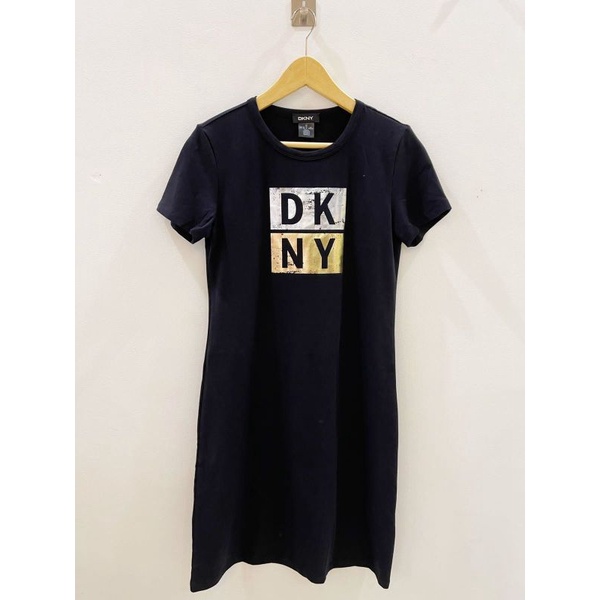 Dkny logo t-shirt dres